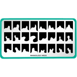 Abstract French (M533) - Nail Stamping Plate