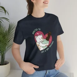 Addicted to Cats and Nail Polishes - Short Sleeve T-shirt