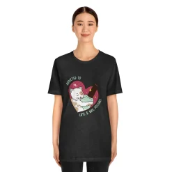 Addicted to Cats and Nail Polishes - Short Sleeve T-shirt