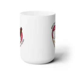 Addicted to Cats and Nail Polishes Ceramic Coffee Mug 15oz