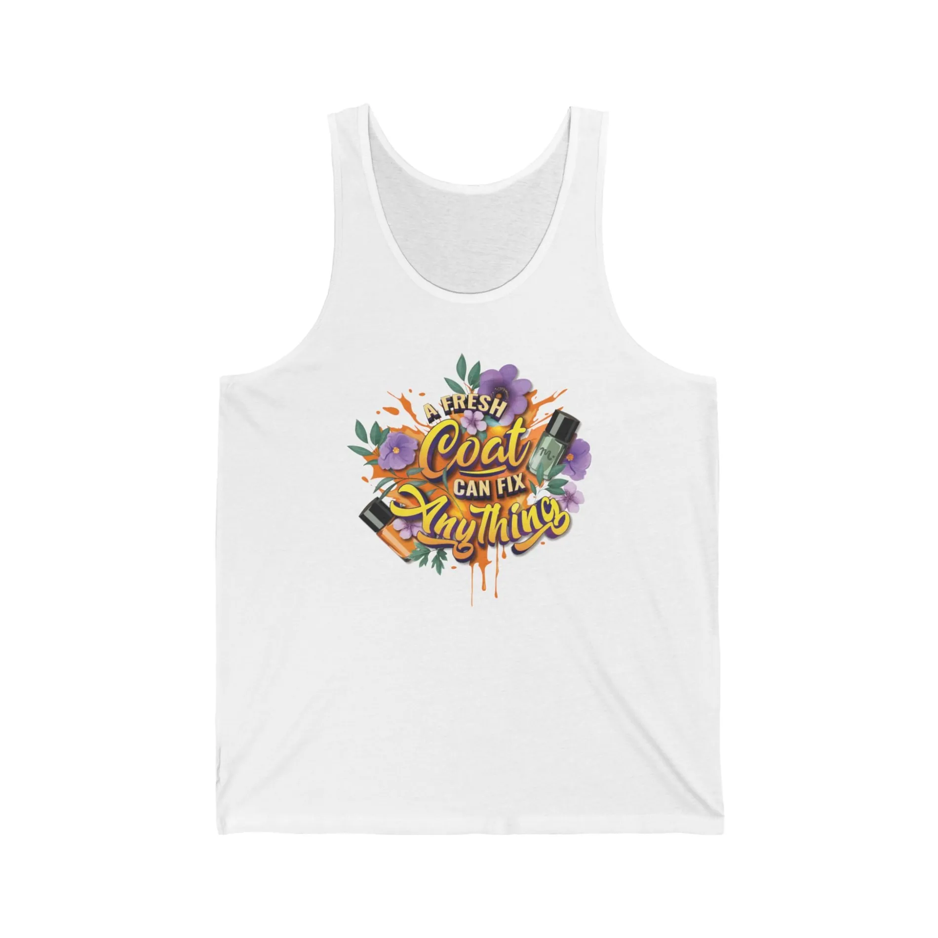 A Fresh Coat Can Fix Anything - Jersey Tank Top