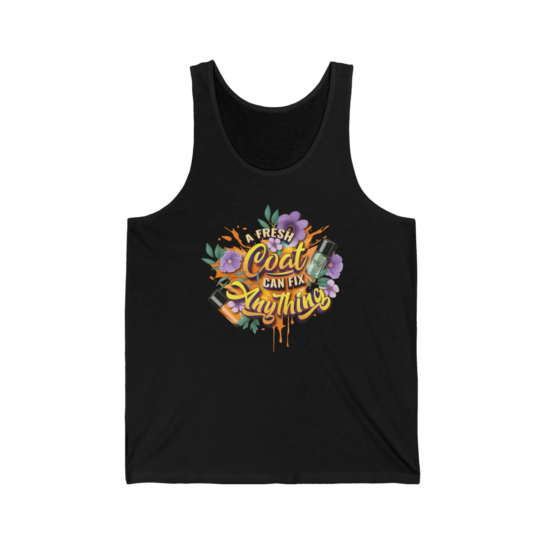 A Fresh Coat Can Fix Anything - Jersey Tank Top