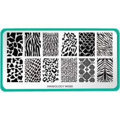 Animal Instinct (m089) - Nail Stamping Plate