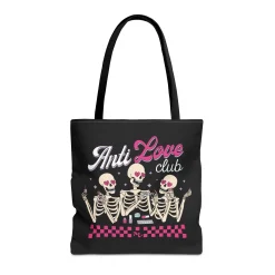 Anti Love Club Black Tote Bag
