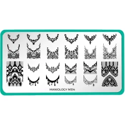 Arched Elegance (M514) - Nail Stamping Plate