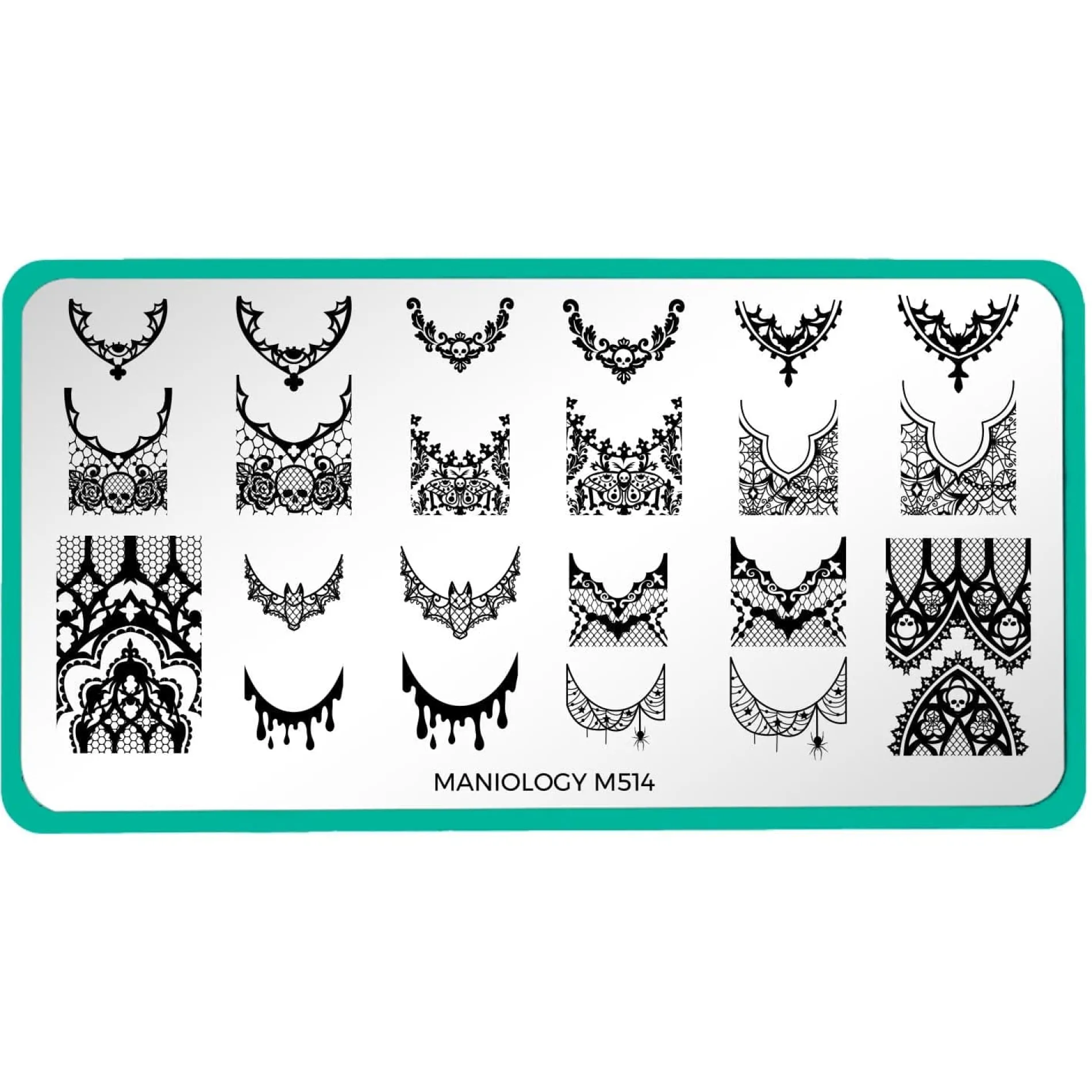 Arched Elegance (M514) - Nail Stamping Plate