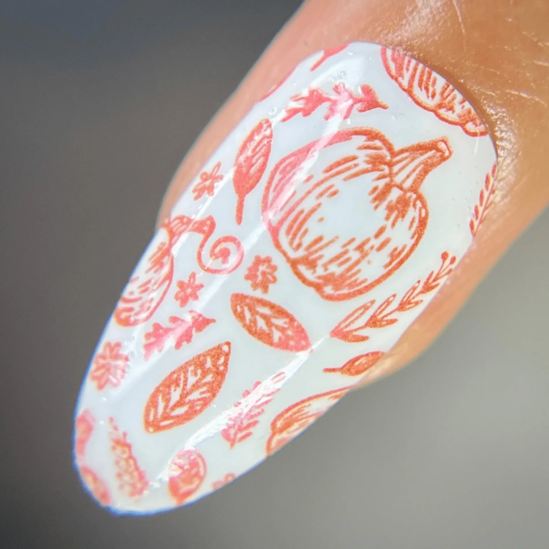 Autumn Bounty: Cranberry (B491) - Red Metallic Stamping Polish