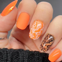 Carnation (B428) - Orange Cream Stamping Polish