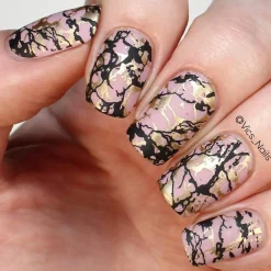 Chic Peek: Heart of Stone (BM-XL476) - Nail Stamping Plate
