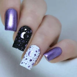 Classic Beauty: Hearts + Stars (XL355) - Nail Stamping Plate