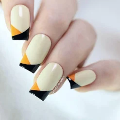 Classic French Nails Bundle: 1 Plate, 2 Polishes, Top Coat, Stamper & Scraper