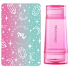 Clear Dual Ended Stamper and Scraper Set in Pink