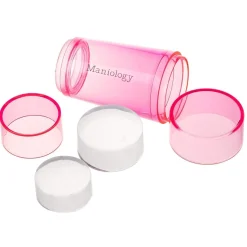 Clear Dual Ended Stamper and Scraper Set in Pink