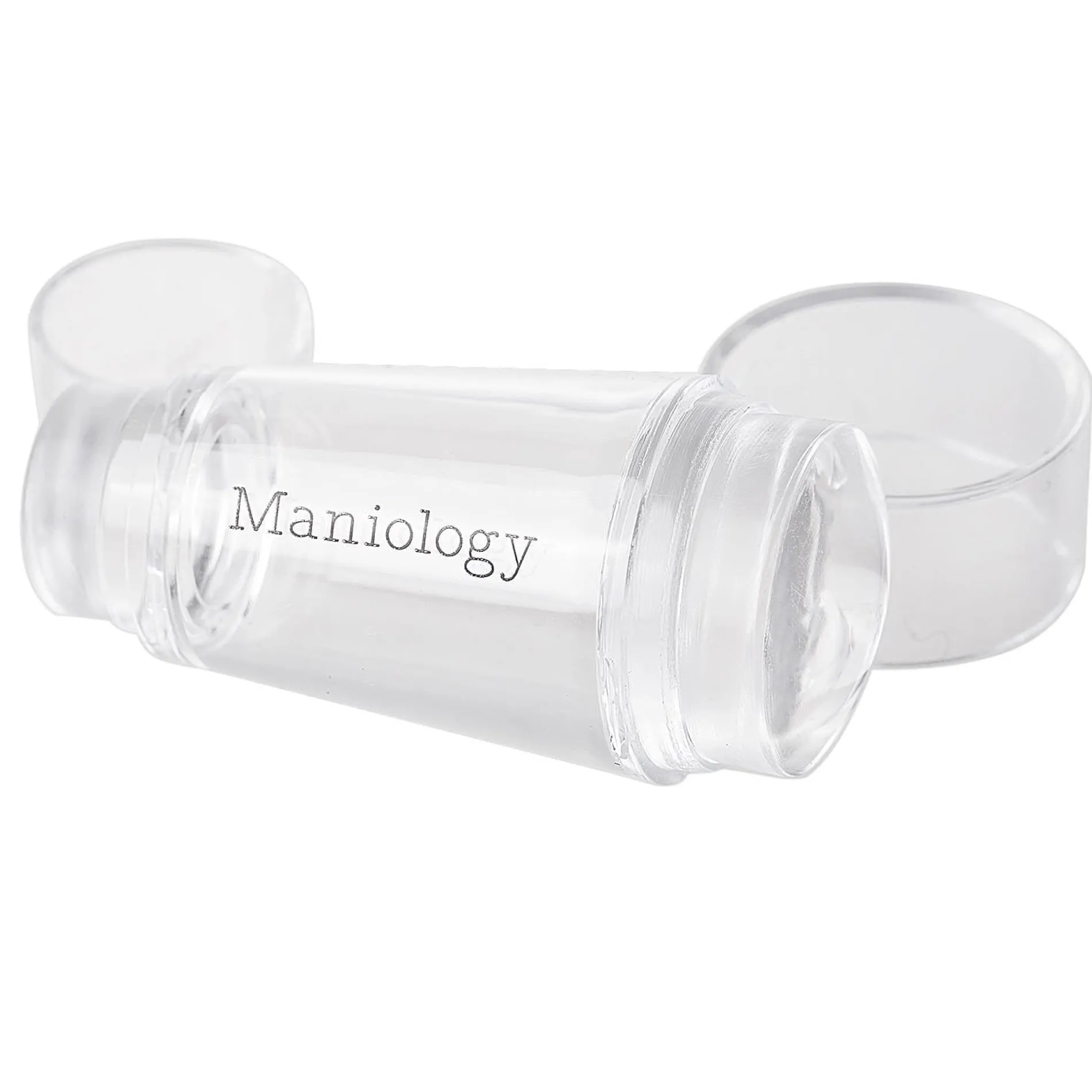 Clear Stamper Collection - Mini Dual Ended Clear Nail Art Stamper + Scraper Card