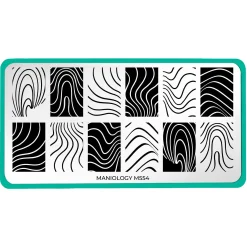 Couture Lines (M554) - Nail Stamping Plate