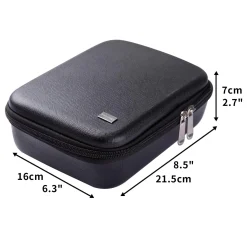 Deluxe Stamping Plates and Polish Holder Case - Jet Black