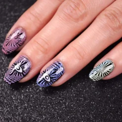 Electro Glo: 6-Piece Electric Pastel Stamping Art Polish Set