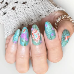 Enchanted Waters: Lotus Mirror (MXM171) - Nail Stamping Plate