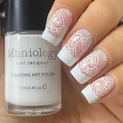 Essentials Primary Collection: Bam! White (B170) Classic White Stamping Polish