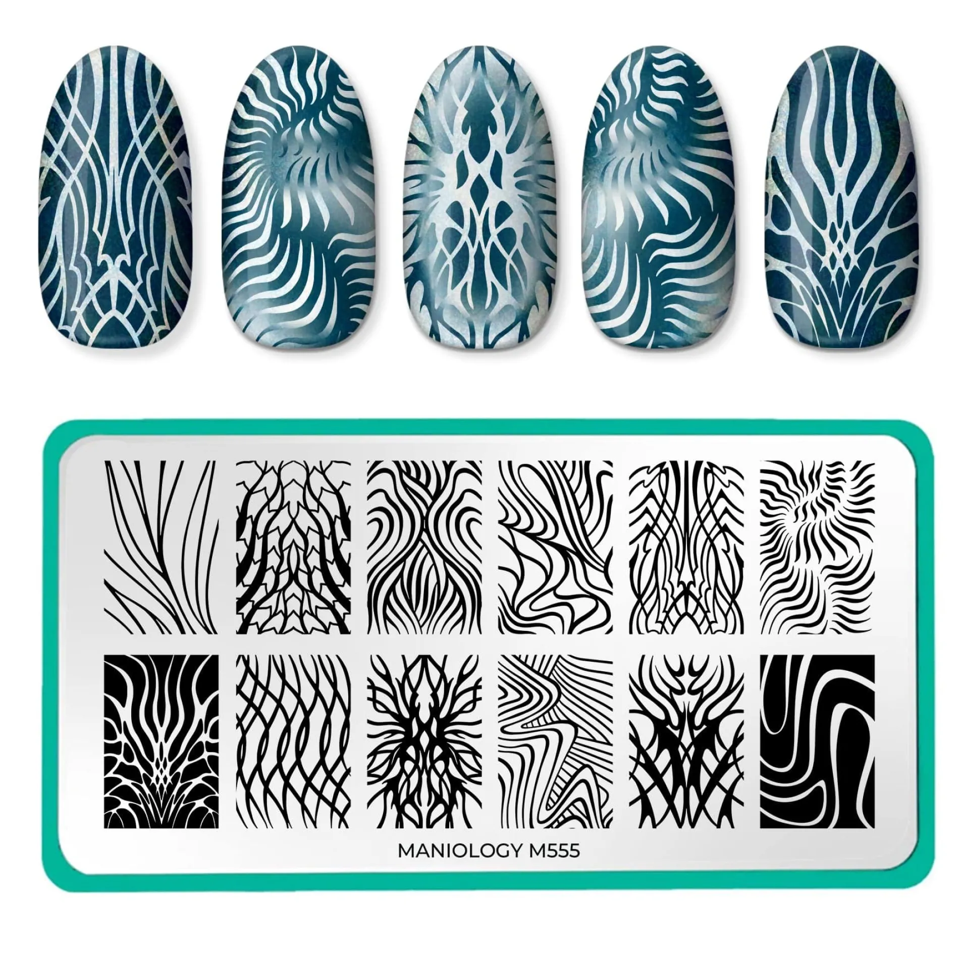Fashion Forward (M555) - Nail Stamping Plate