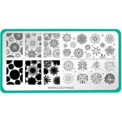 Fireworks Frenzy (M445) - Nail Stamping Plate