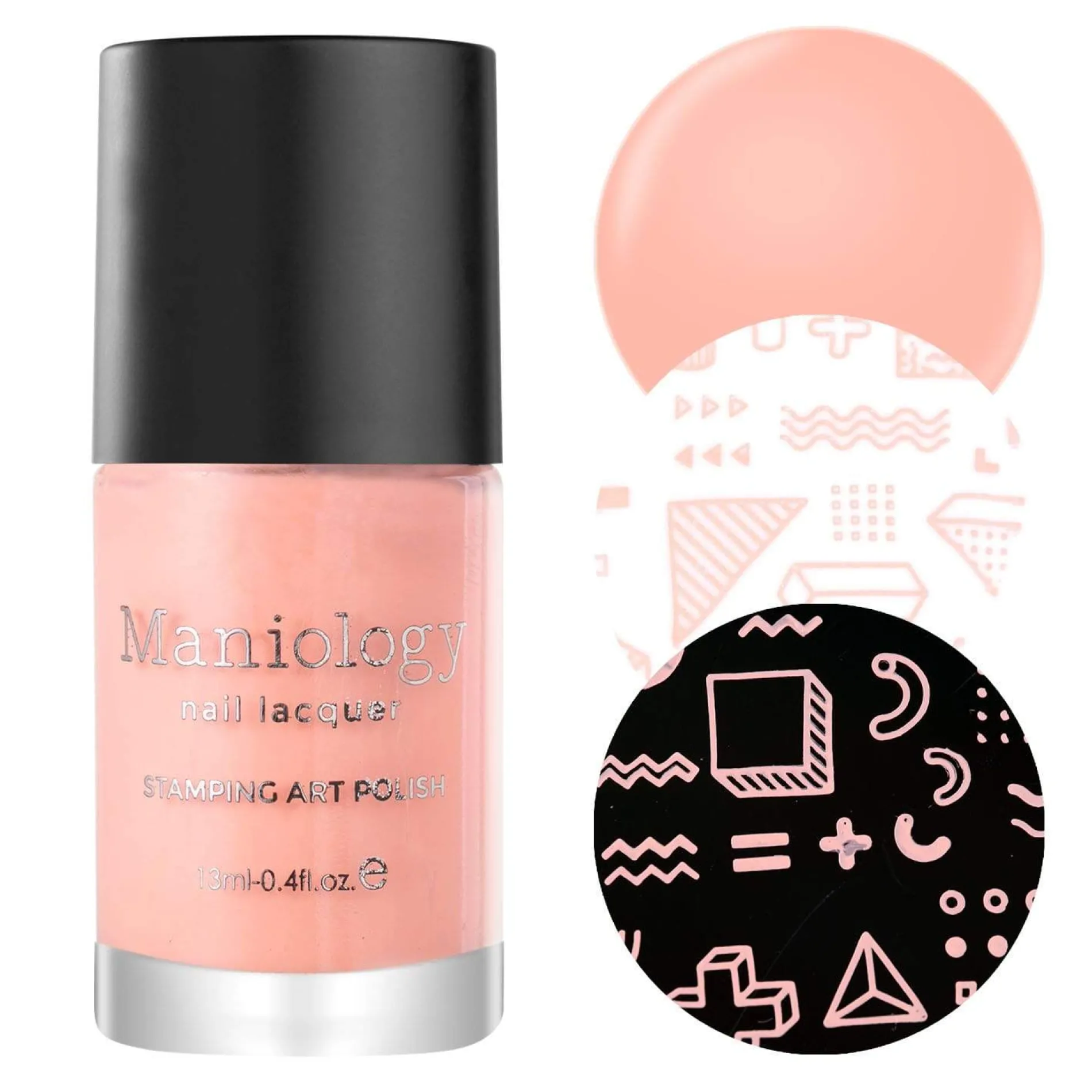 Flashdance (B284) - Pastel Salmon Stamping Polish