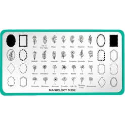Floral Moments (M652) - Nail Stamping Plate