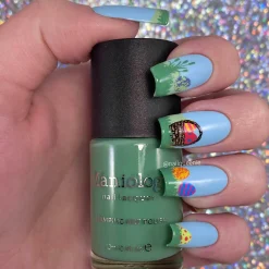 Forager: Pasture (B416) - Pale Mint Green Cream Stamping Polish
