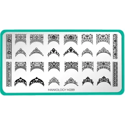 French Ceramic (M289) - Nail Stamping Plate