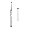 French Flat Tip Brush #103 - Premium Nail Art Manicure Clean Up Brush Line