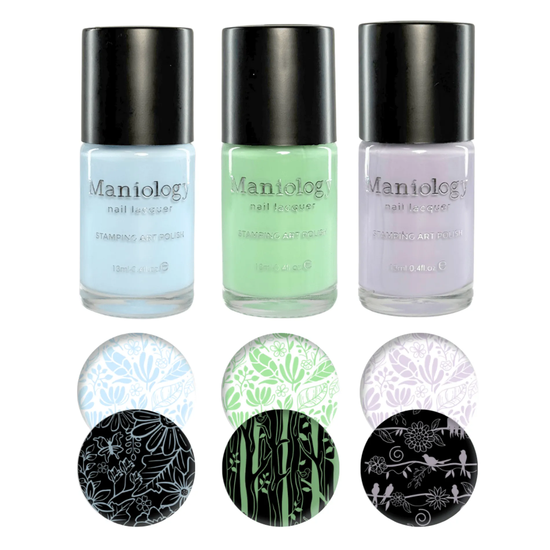 Fresh Start: 3-Piece Cream Stamping Polish Set