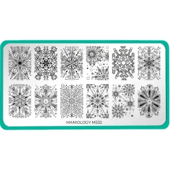 Frosty Snowflakes (M532) - Nail Stamping Plate