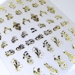 Gilded Details (MS-115) - Nail Art Stickers