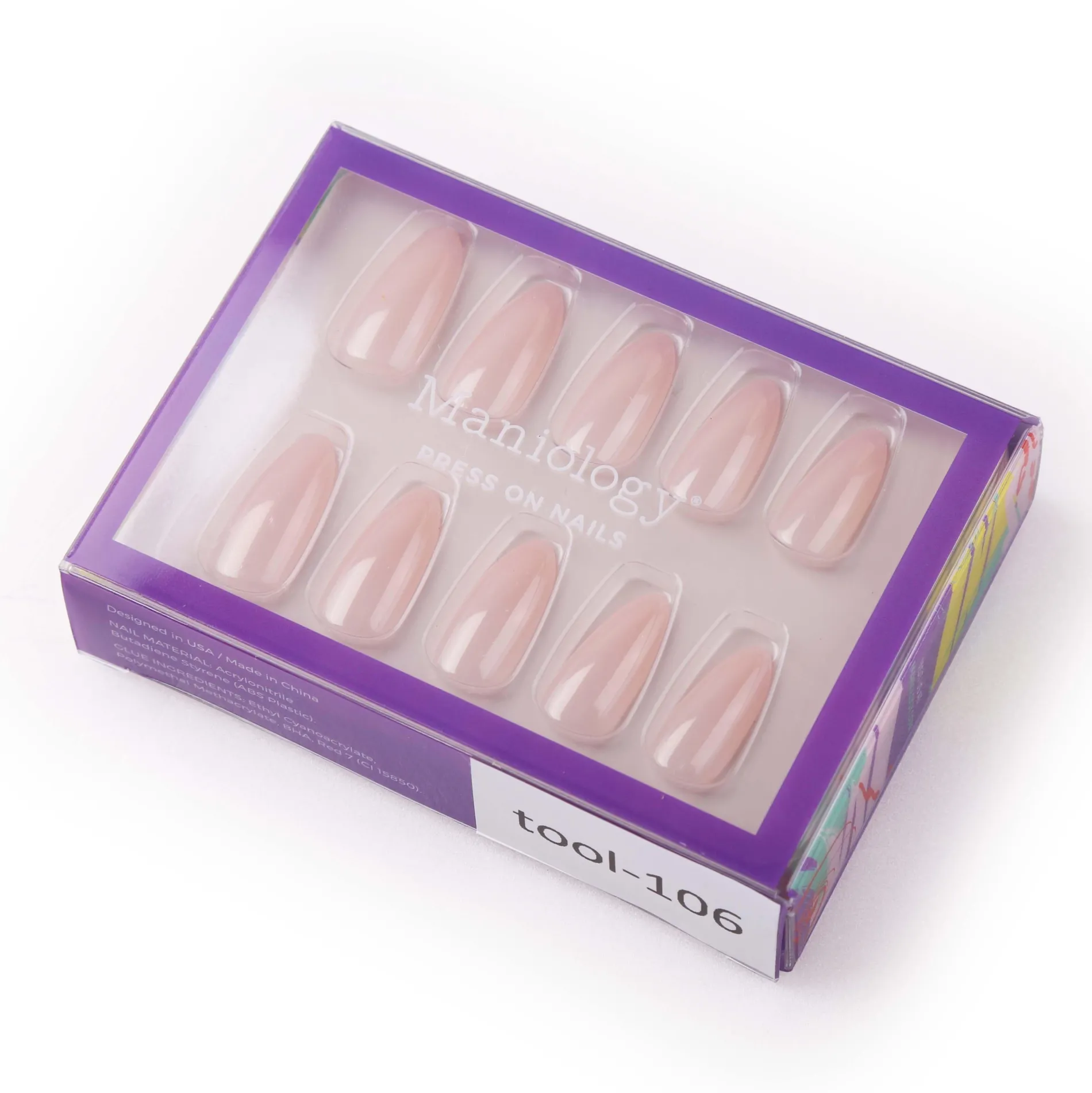 Glazed Nude Press On Nails - Medium Almond