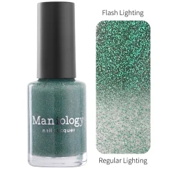 Glitter Bomb: Shine (P159) - Green Reflective Glitter Nail Polish