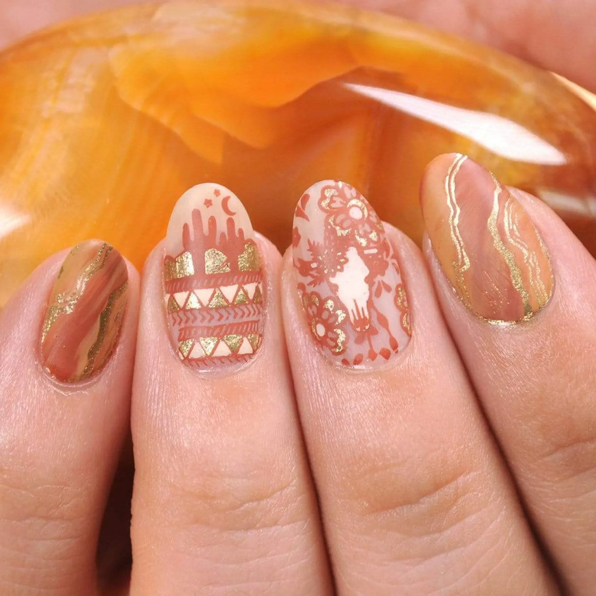 Gold Rush (B333) - Metallic Champagne Gold Stamping Polish