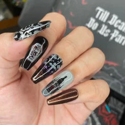 Gothic Halloween (M513-M517) - Set of 5 Nail Stamping Plates