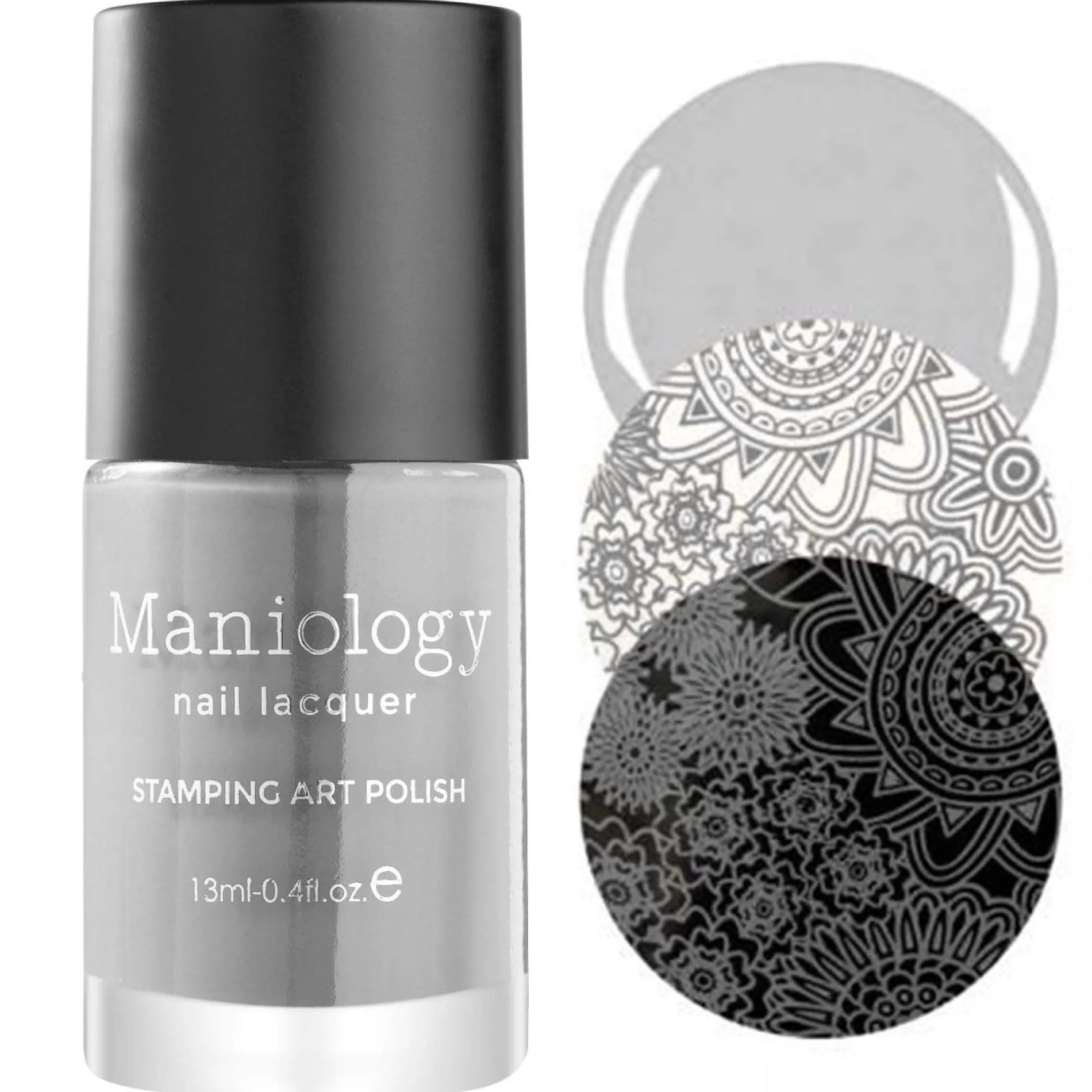 Grey Joy (B181) - Gray Creme Stamping Polish