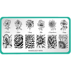 Grow With Love (m179) - Nail Stamping Plate