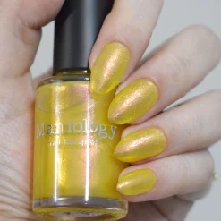 Happy Hour: Lemon Drop (P196) Yellow Duochrome Shimmer Polish