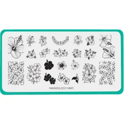 Hibiscus Haven (M611) - Nail Stamping Plate