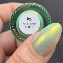 High Tide: Kelp Forest (P166) - Green Shimmering Jellies Nail Polish