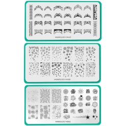Holiday Cheer: Set of 3 Nail Stamping Plates