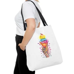 Ice Cream Nails Tote Bag