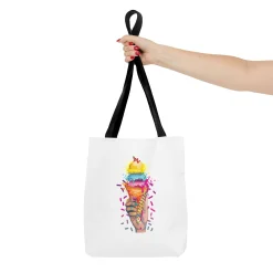 Ice Cream Nails Tote Bag