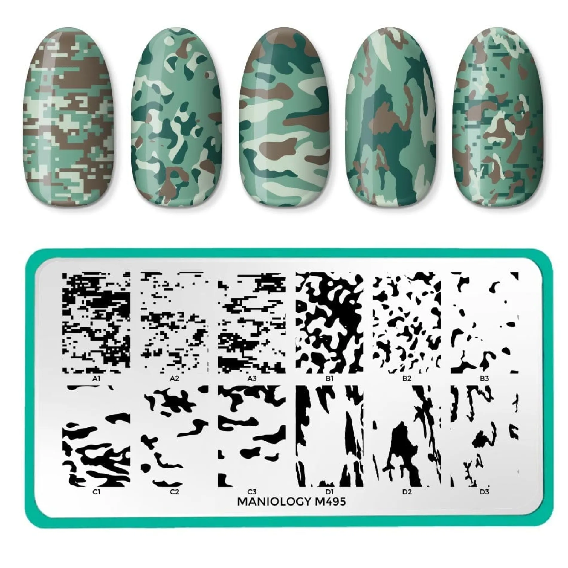 Incognito (M495) - Nail Stamping Plate