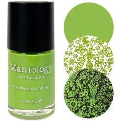 Juicy: Sour Apple (B378) - Light Green Stamping Polish
