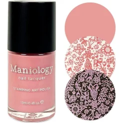Juicy: Sweet Peach (B376) - Rose Pink Stamping Polish