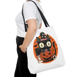 Kitty Halloween Tote Bag