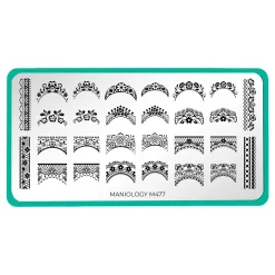 Lacey French (M477) - Nail Stamping Plate